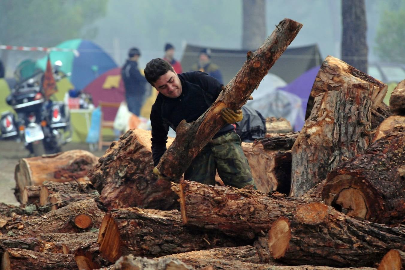 Los primeros Motauros ya acampan en Tordesillas