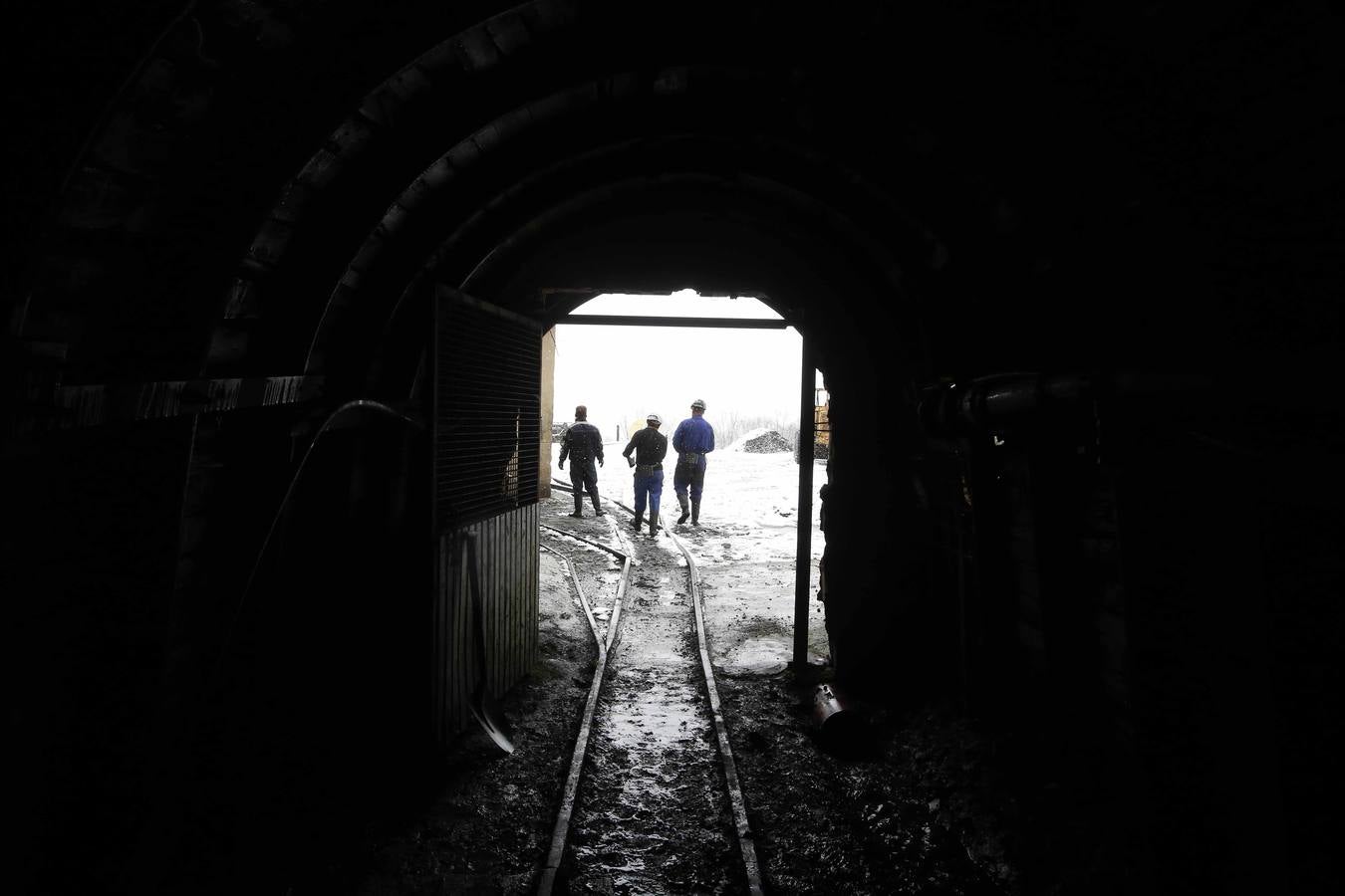 Bocamina del pozo de la mina Fely en Guardo.