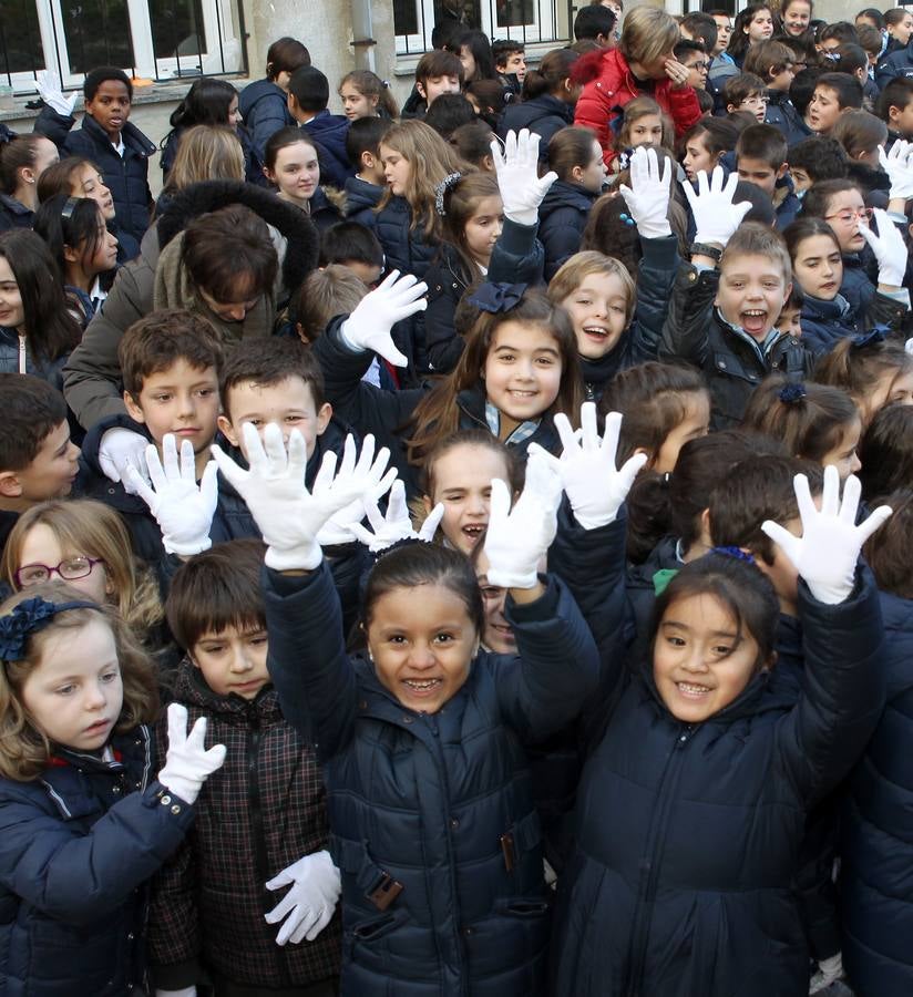 Los escolares de Segovia celebran el Día de la Paz