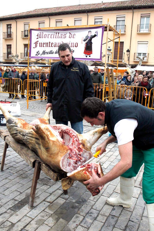 La matanza del cerdo protagoniza la fiesta de las Candelas en Palencia