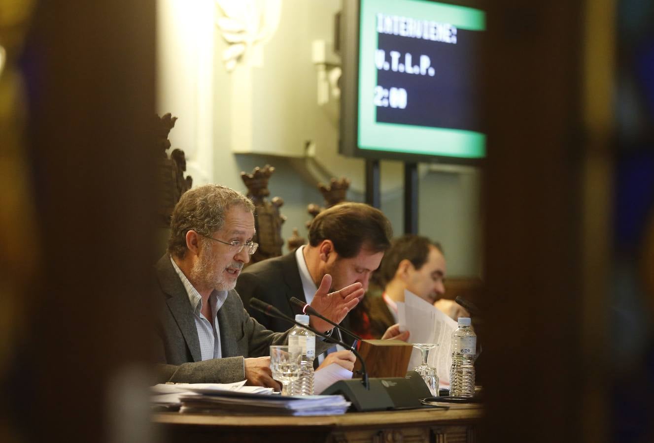 Pleno en el Ayuntamiento de Valladolid