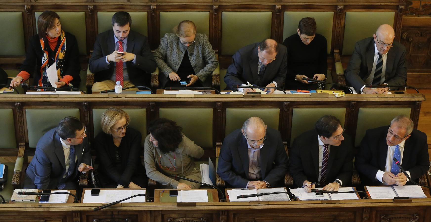 Pleno en el Ayuntamiento de Valladolid