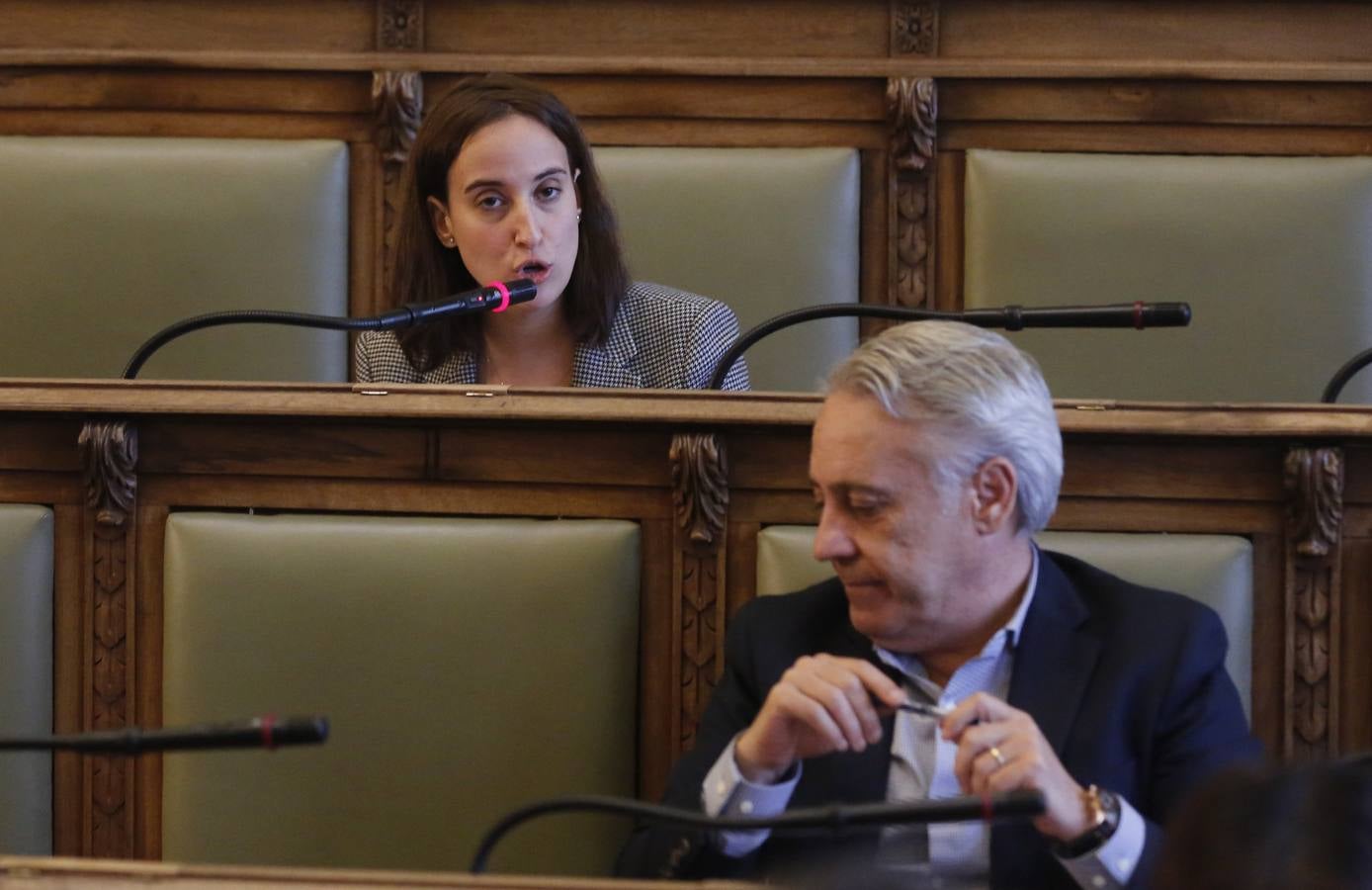 Pleno en el Ayuntamiento de Valladolid