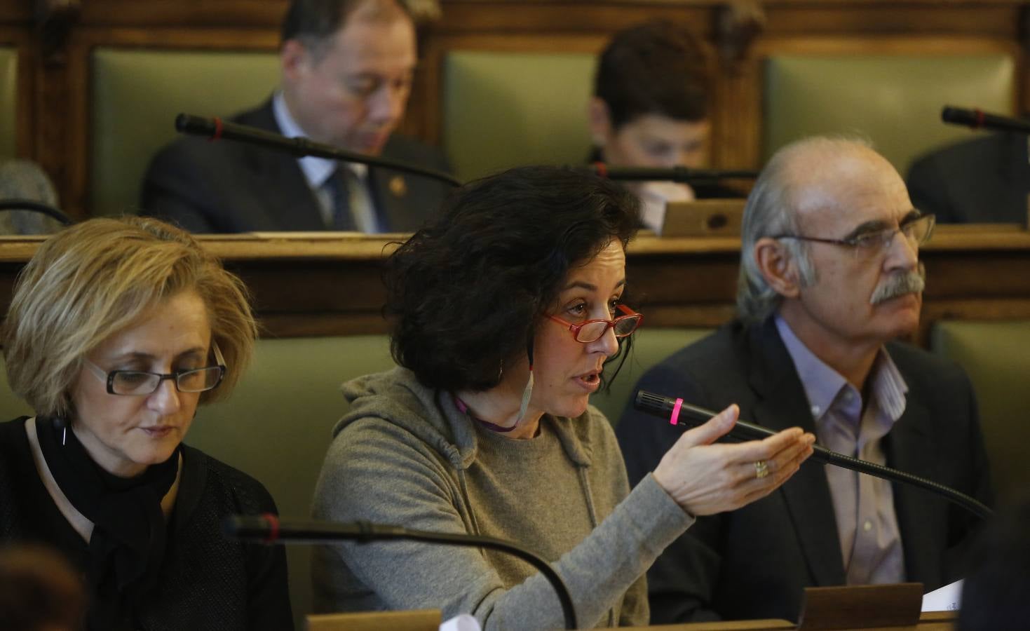 Pleno en el Ayuntamiento de Valladolid