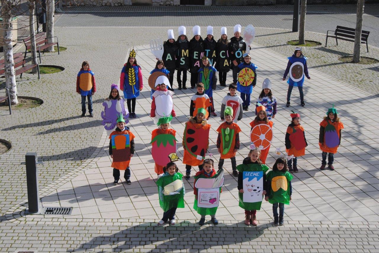 Carnaval en el CEIP El Prado y CEIP San Roque de Megeces y Cogeces de Íscar.
