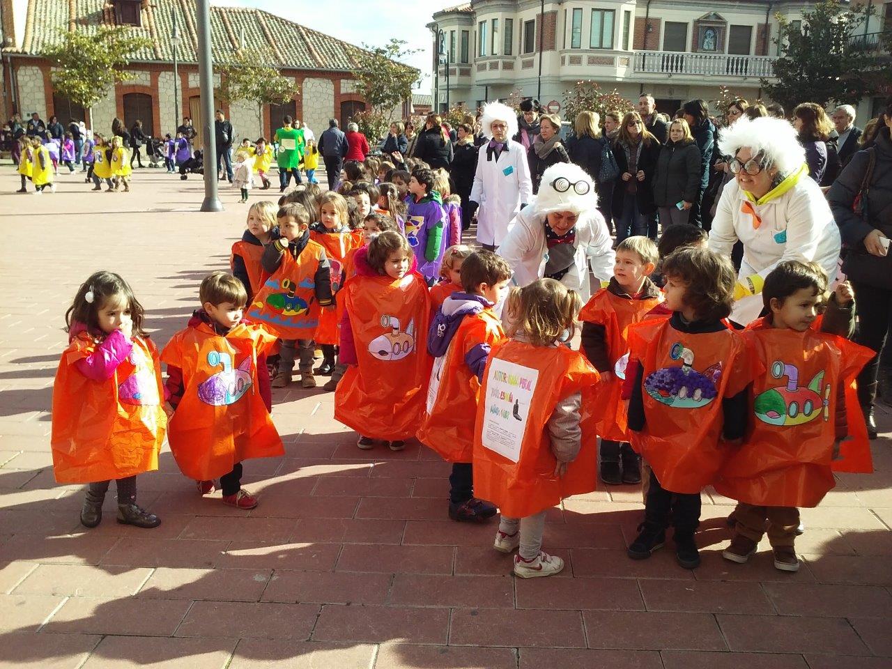 Carnaval en el CEIP Virgen de Sacedón de Pedrajas de San Esteban.