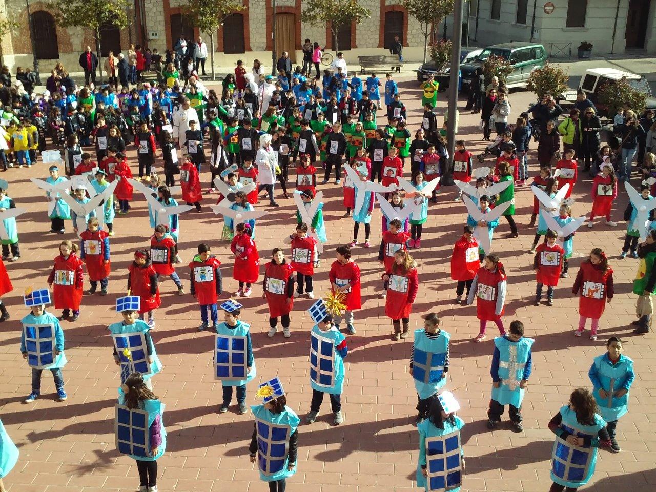 Carnaval en el CEIP Virgen de Sacedón de Pedrajas de San Esteban.