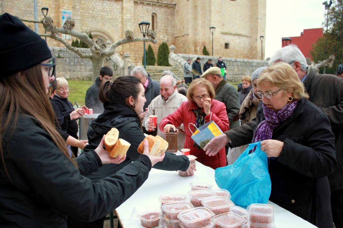 Fiesta de la matanza en Villamuriel (Palencia)