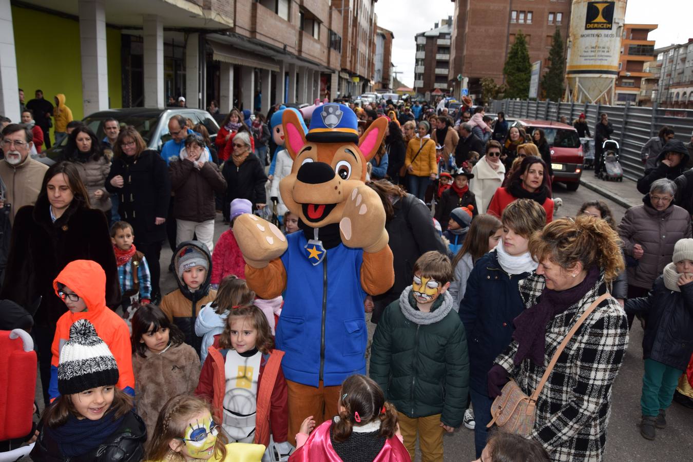 La Patrulla Canina visita el Carnaval de Guardo (Palencia)
