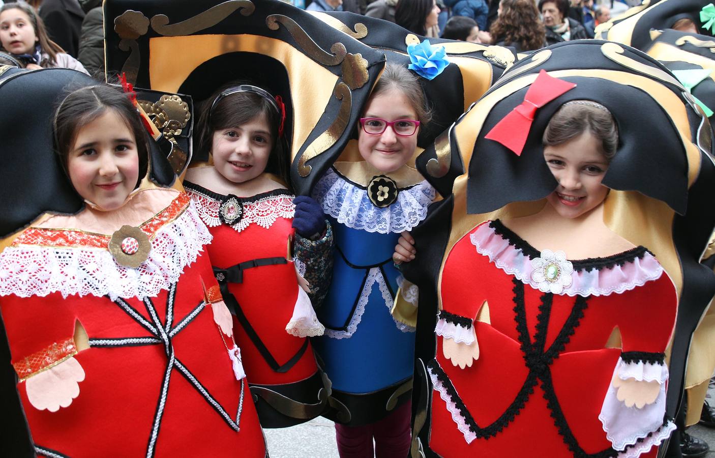 Desfile infantil del lunes de Carnaval en Segovia