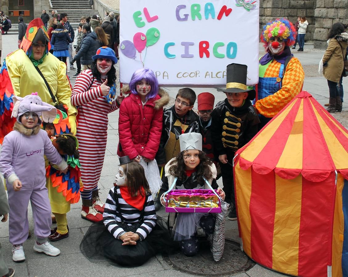 Desfile infantil del lunes de Carnaval en Segovia
