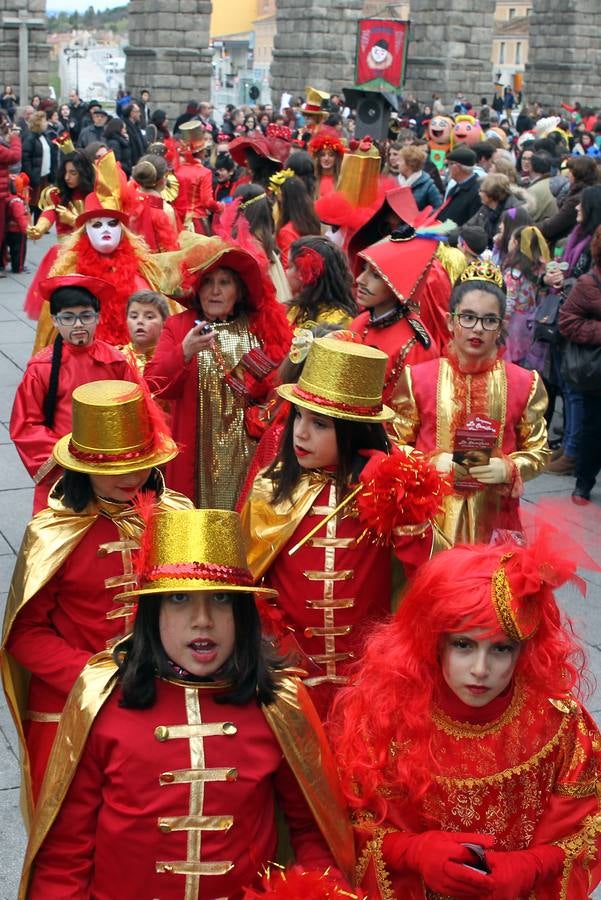 Desfile infantil del lunes de Carnaval en Segovia