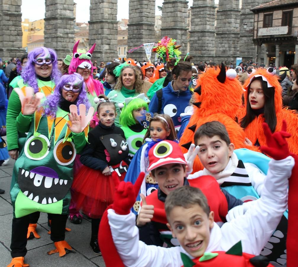 Desfile infantil del lunes de Carnaval en Segovia