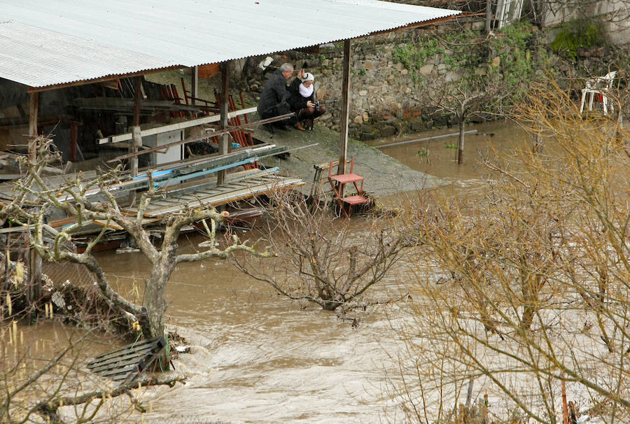 Temporal de lluvia en El Bierzo.