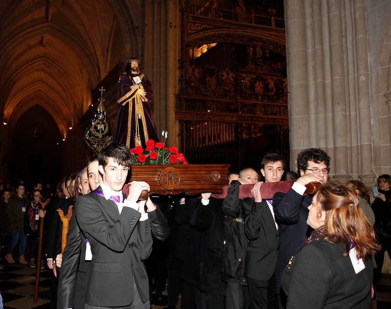 Viacrucis cuaresmal en Palencia