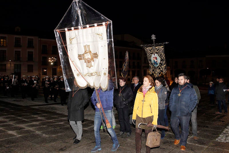 Viacrucis cuaresmal en Palencia