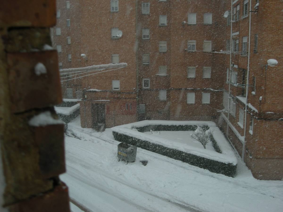 Nieve en Guardo (Palencia)