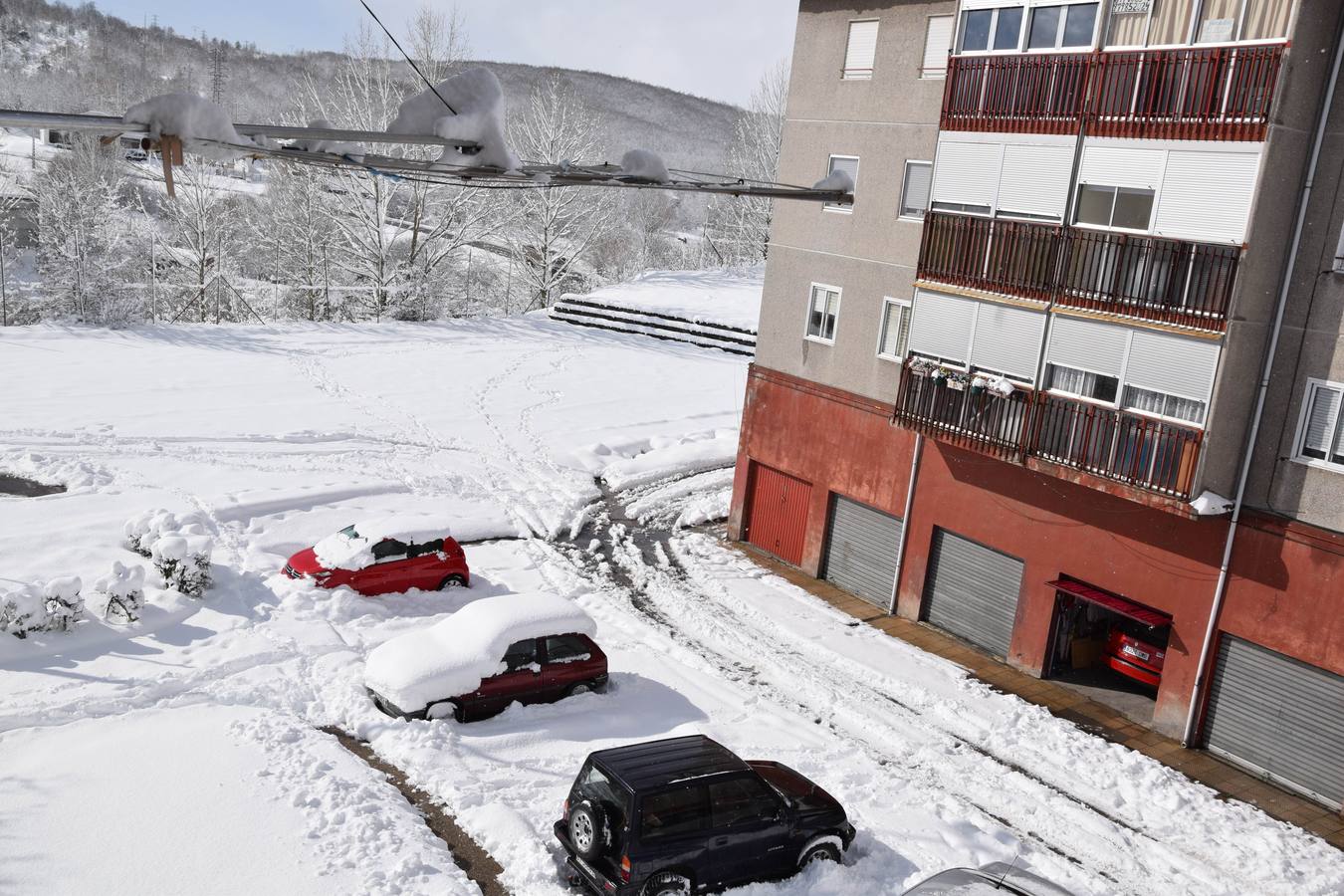 Nieve en Guardo (Palencia)