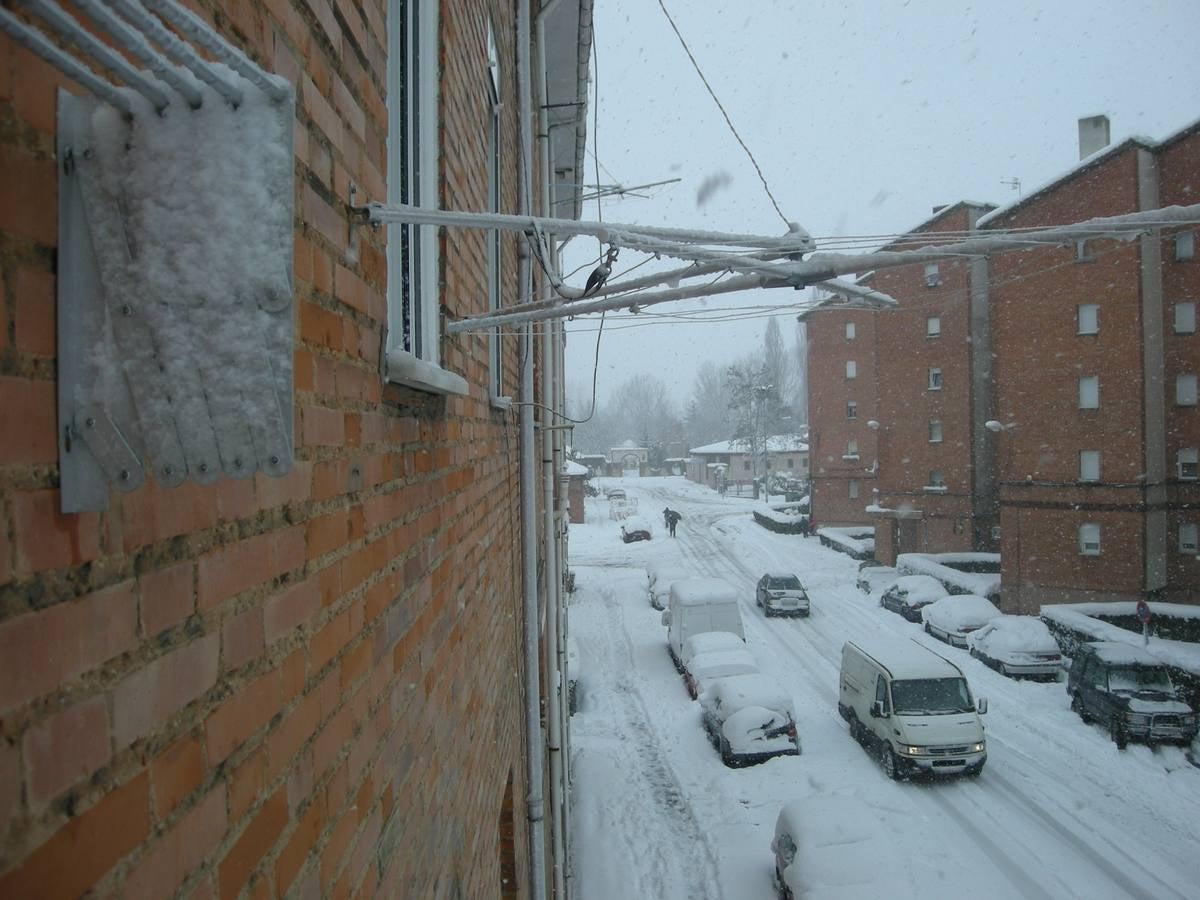 Nieve en Guardo (Palencia)