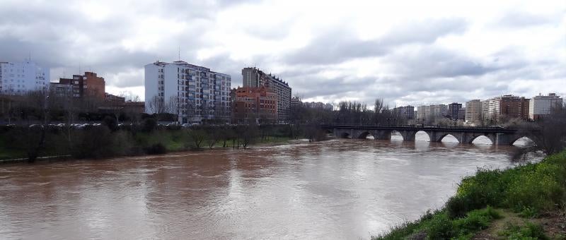 Río Pisuerga en Valladolid capital.