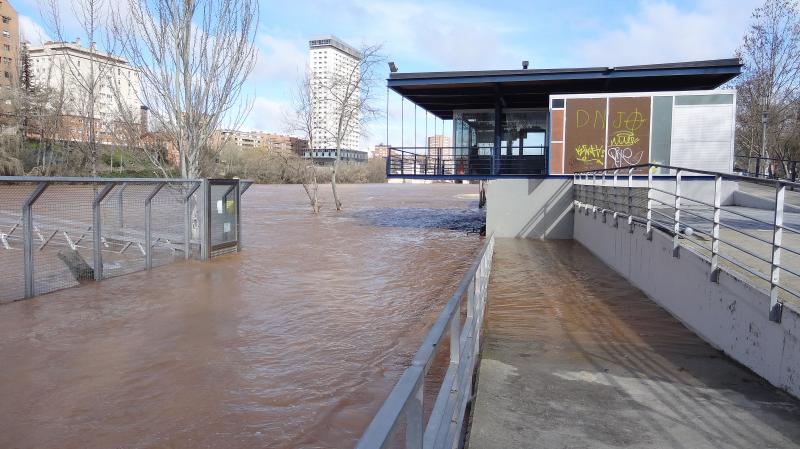 Río Pisuerga en Valladolid capital.