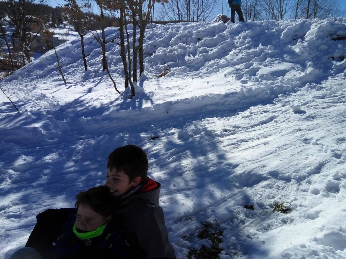 Nieve en Guardo (Palencia)