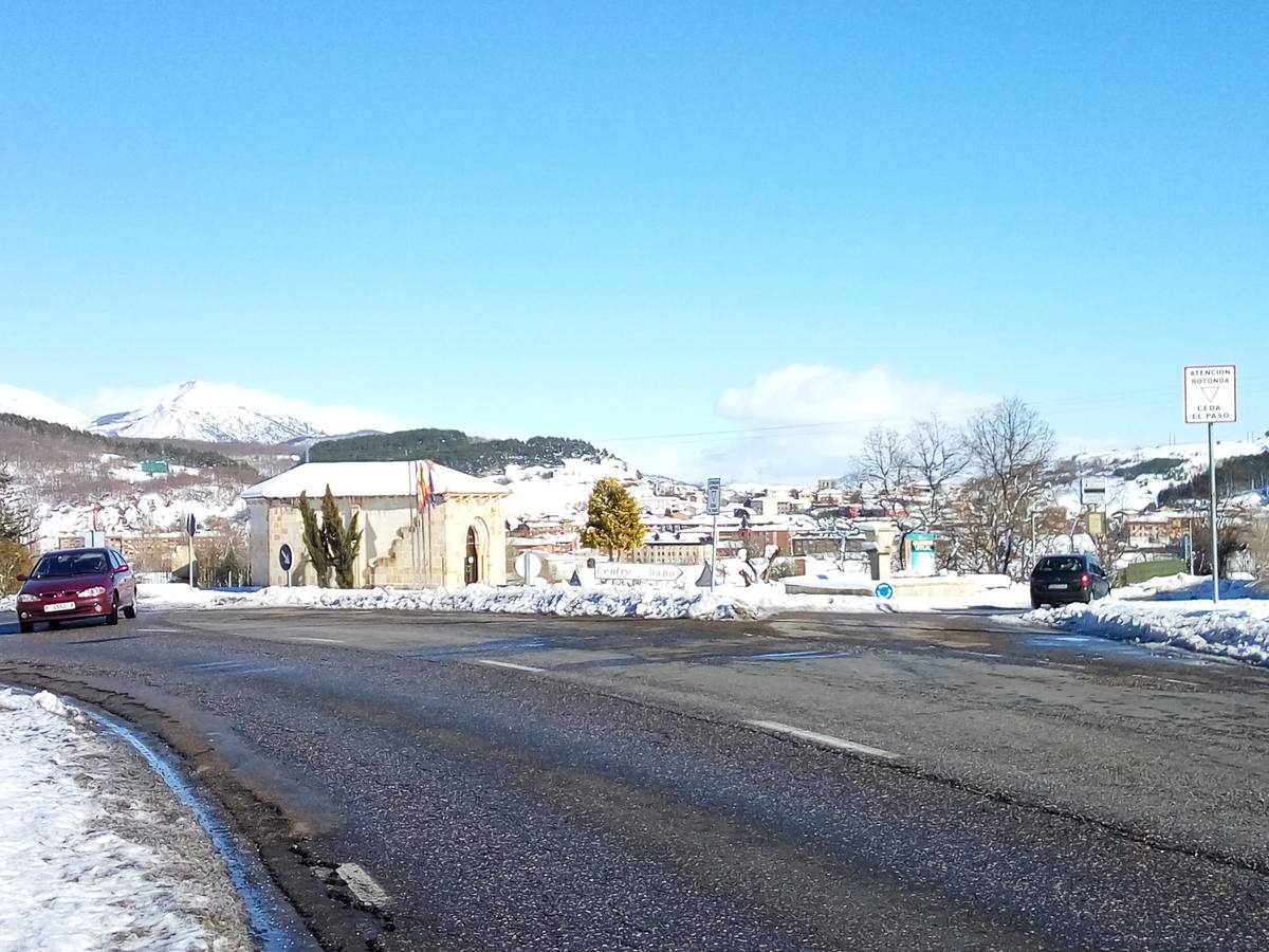 Nieve en Guardo (Palencia)