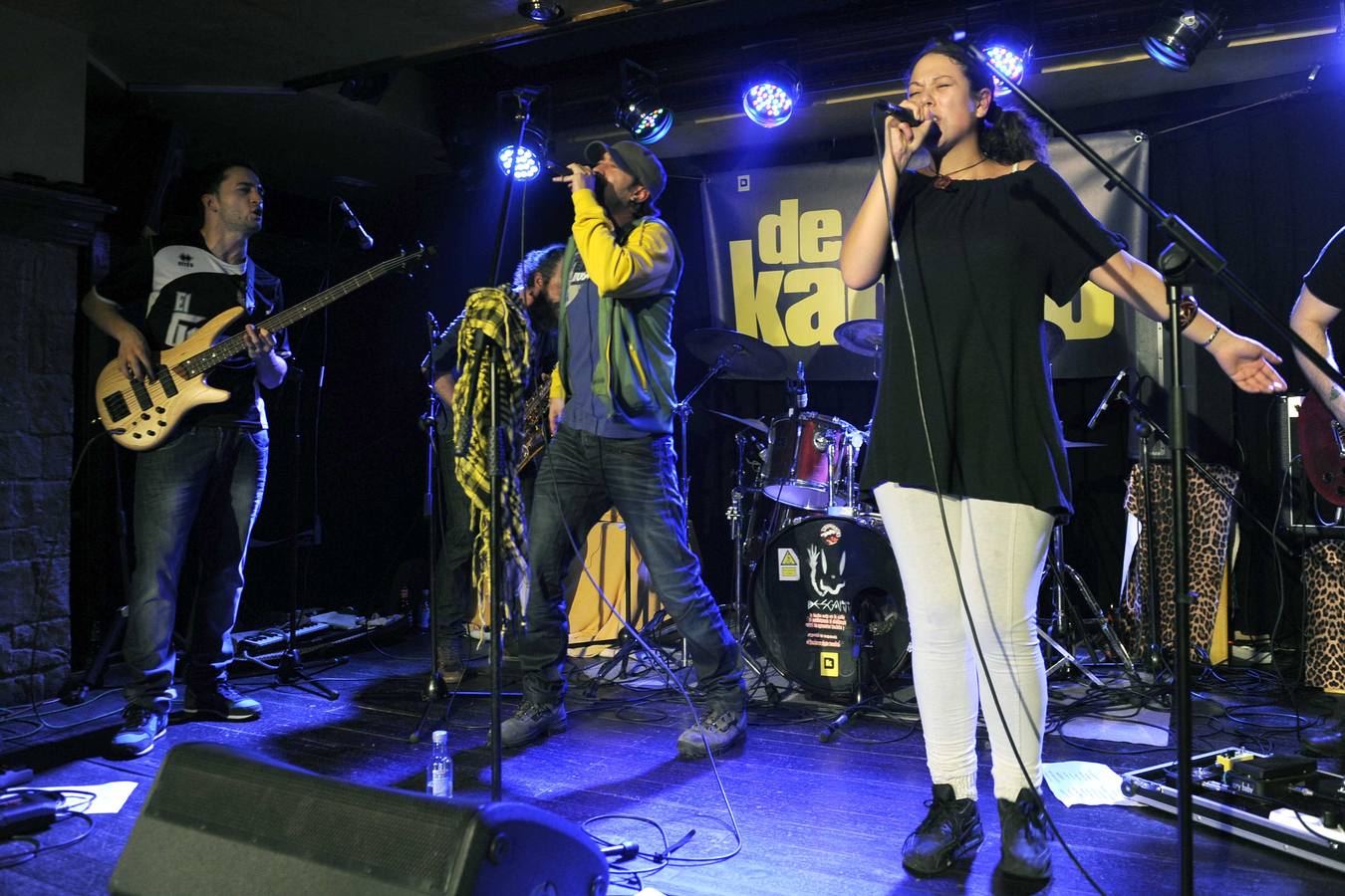 Concierto de la banda De Kanteo en la sala Porta Caeli de Valladolid