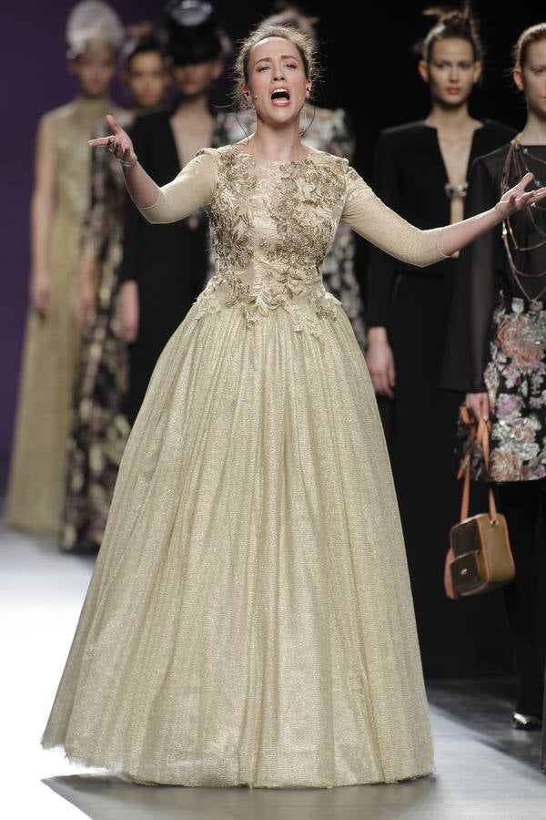 Desfile de la vallisoletana Esther Noriega en la Mercedes-Benz Fashion Week Madrid