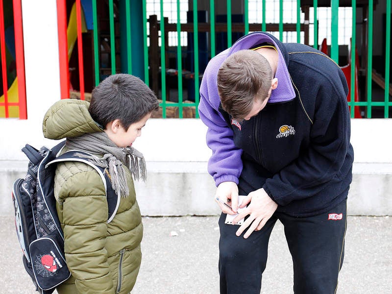 El Quesos Cerrato visita el colegio Marista Castilla de Palencia