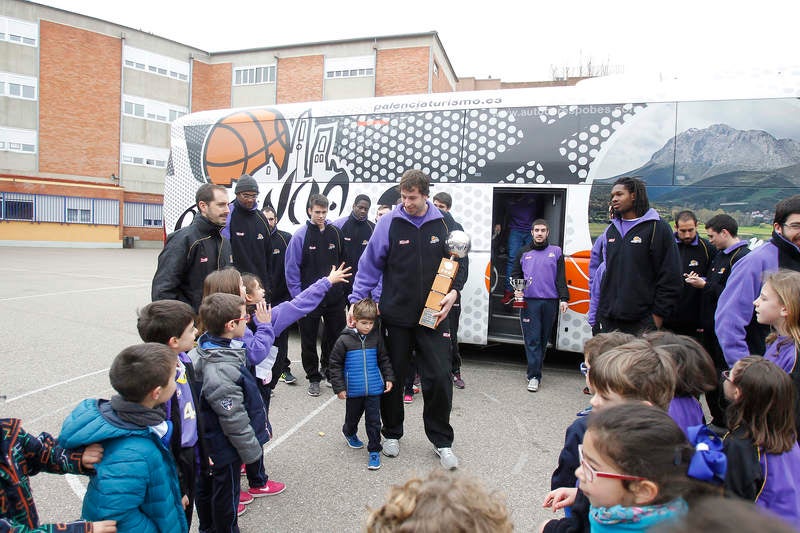 El Quesos Cerrato visita el colegio Marista Castilla de Palencia