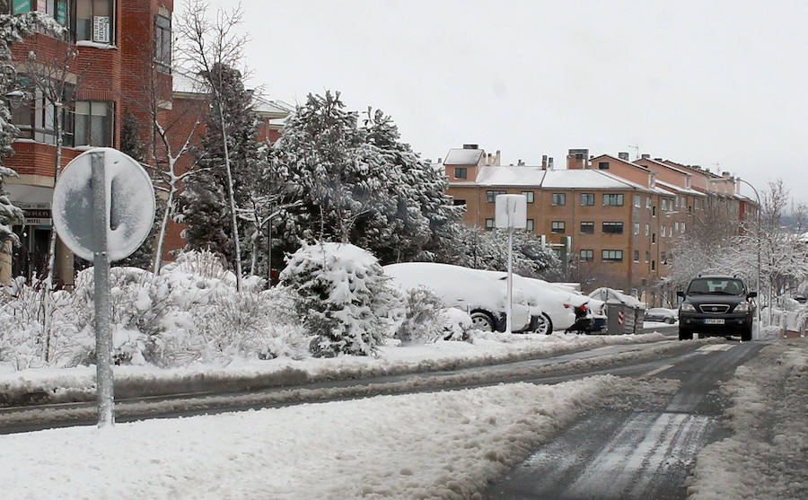 Segovia cubierta por la nieve (1/2)