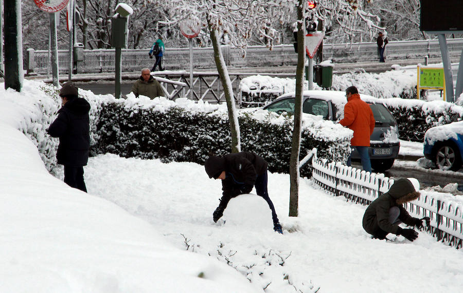 Segovia cubierta por la nieve (2/2)