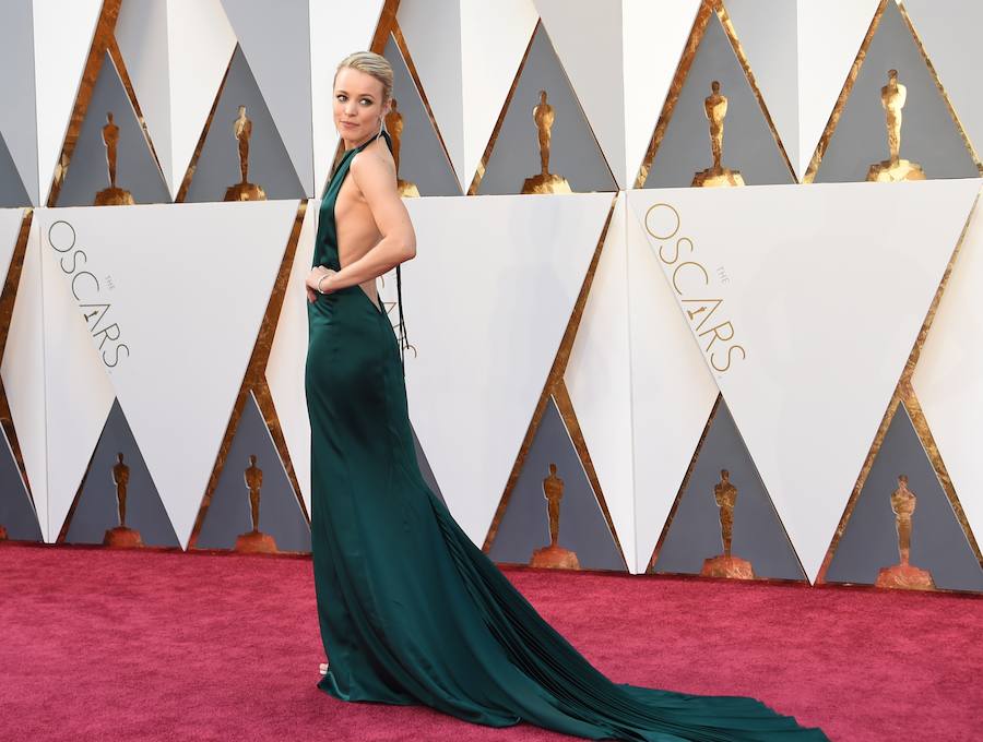 Rachel McAdams, a su llegada a los Oscar.