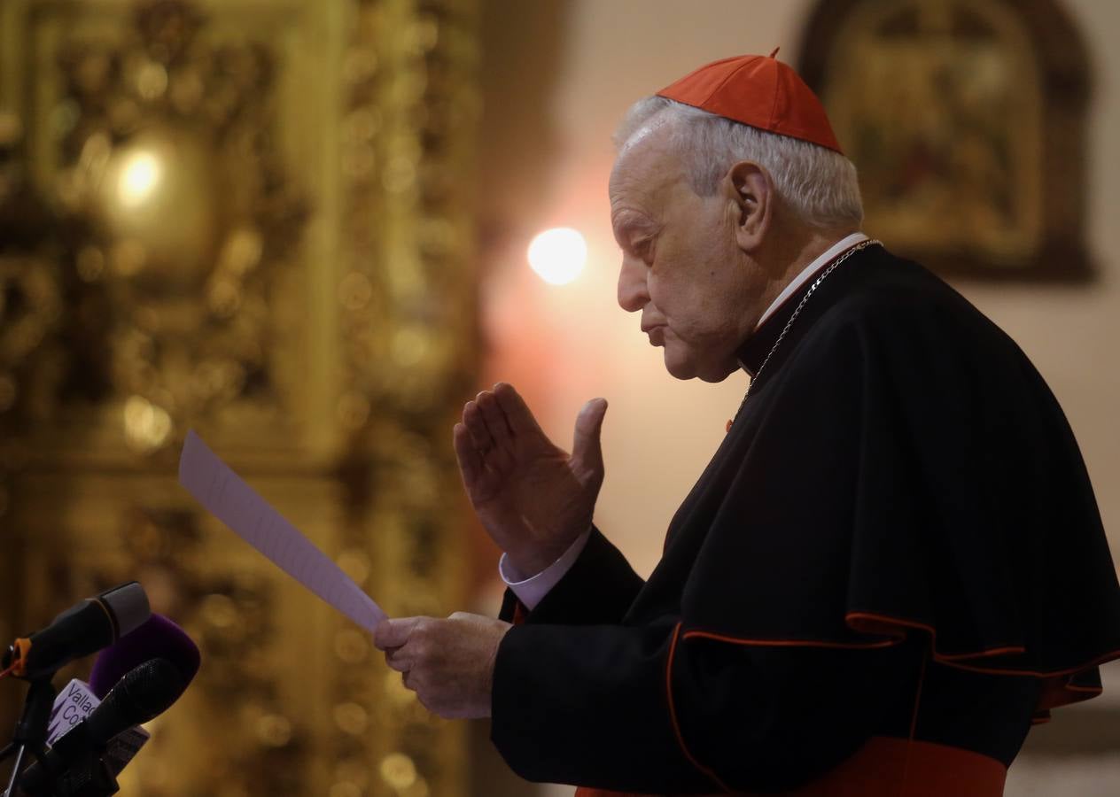 Carlos Amigo pronuncia el pregón de la Semana Santa de la cofradía de Nuestro Padre Jesús Nazareno