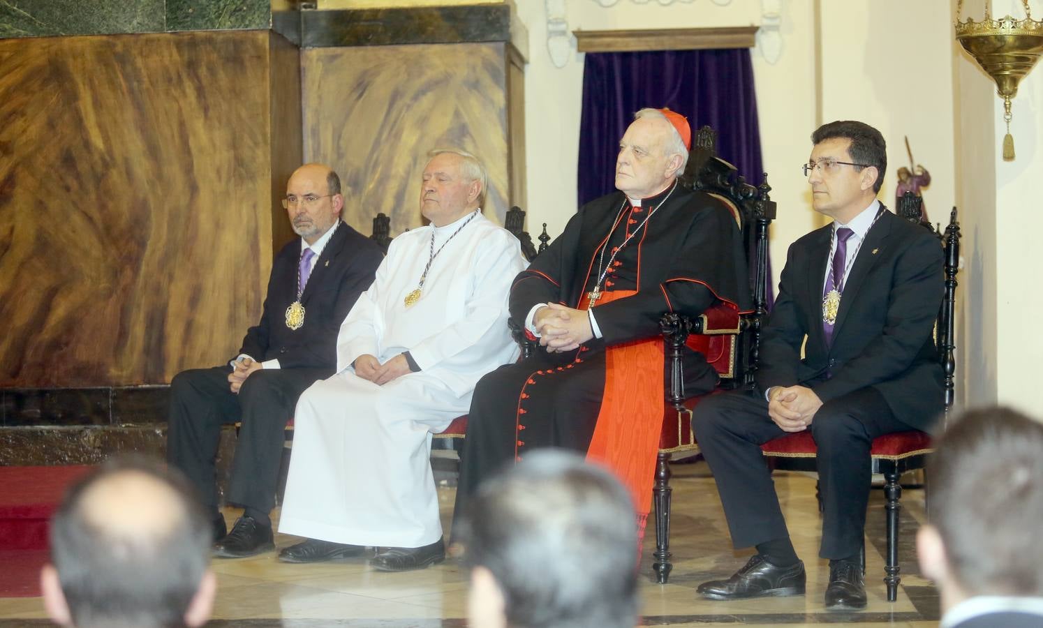 Carlos Amigo pronuncia el pregón de la Semana Santa de la cofradía de Nuestro Padre Jesús Nazareno