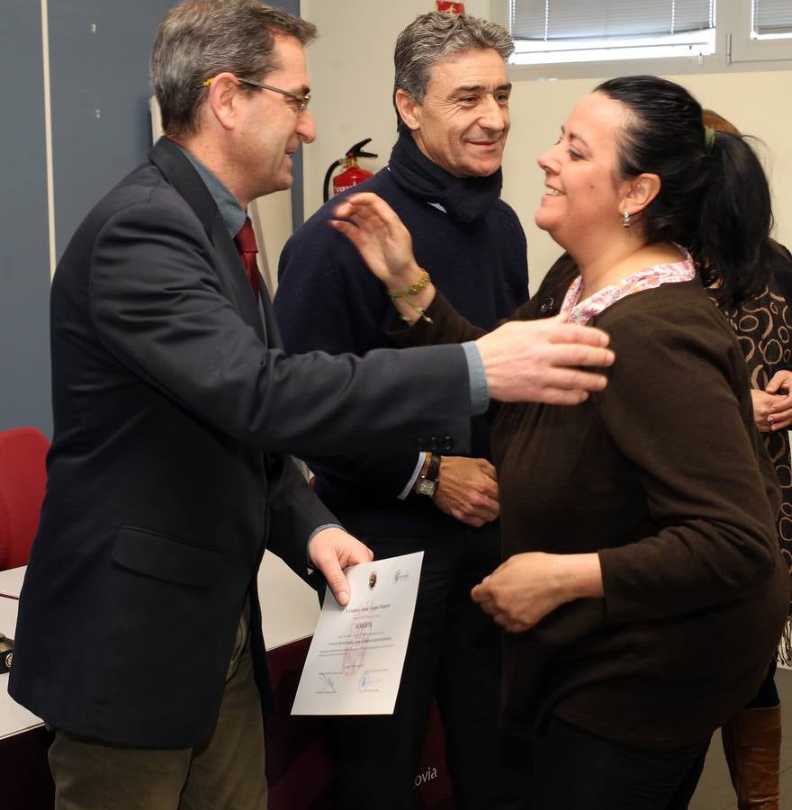 La Diputación entrega los diplomas a los resineros segovianos