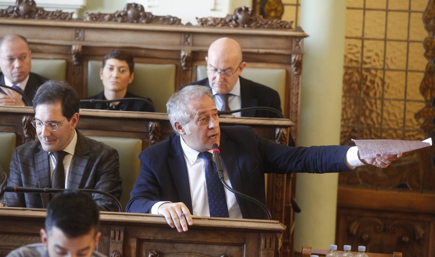 Pleno en el Ayuntamiento de Valladolid