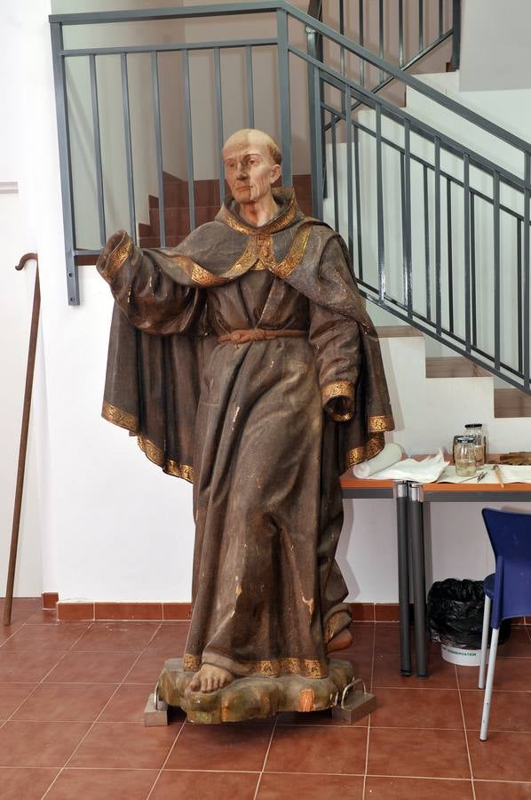 Últimos retoques a las obras de la muestra de Las Edades del Hombre en Toro (Zamora)