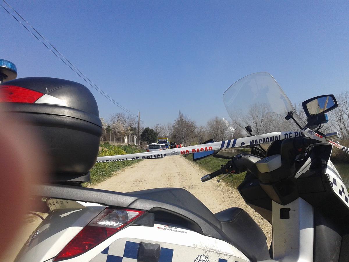 Hallan el cadáver de un varón en el Canal de Castilla