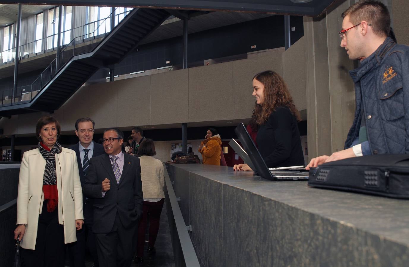 El presidente del CES visita las instalaciones del Campus María Zambrano de Segovia