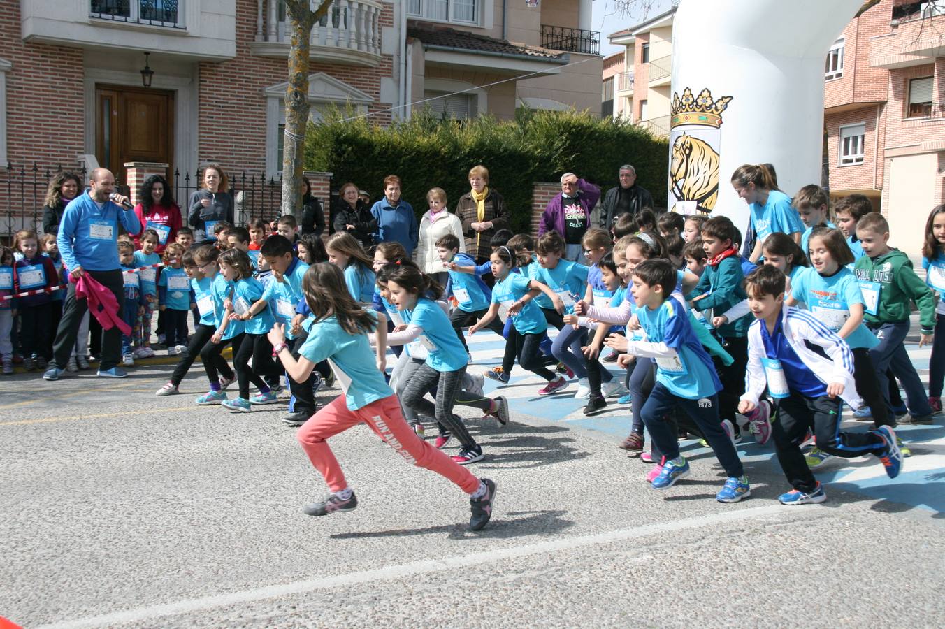 Alumnos del colegio Santa Clara de Cuéllar corren a favor de Unicef