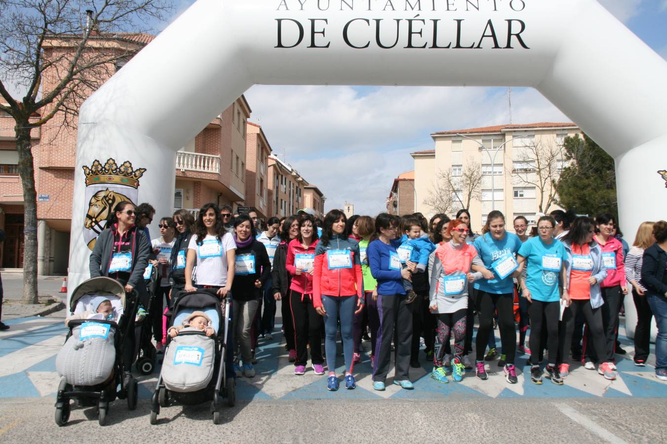 Alumnos del colegio Santa Clara de Cuéllar corren a favor de Unicef