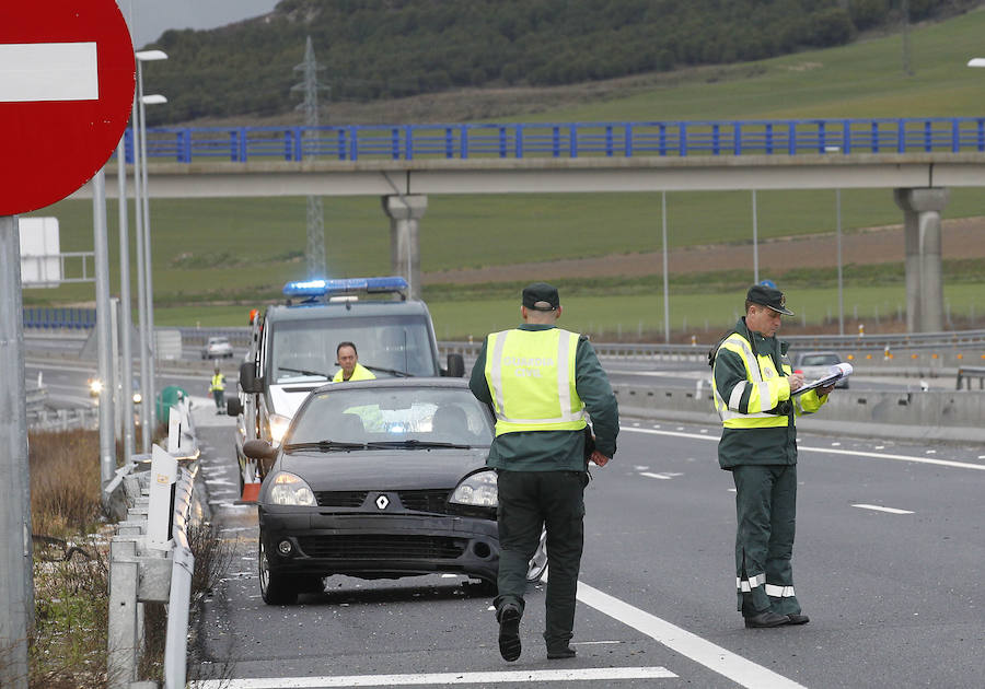Accidente múltiple en la VA-30