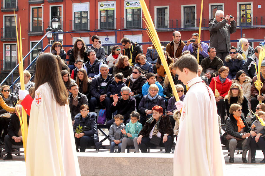 Ambiente en las calles de Valladolid durante la Procesión de las Palmas (1/2)
