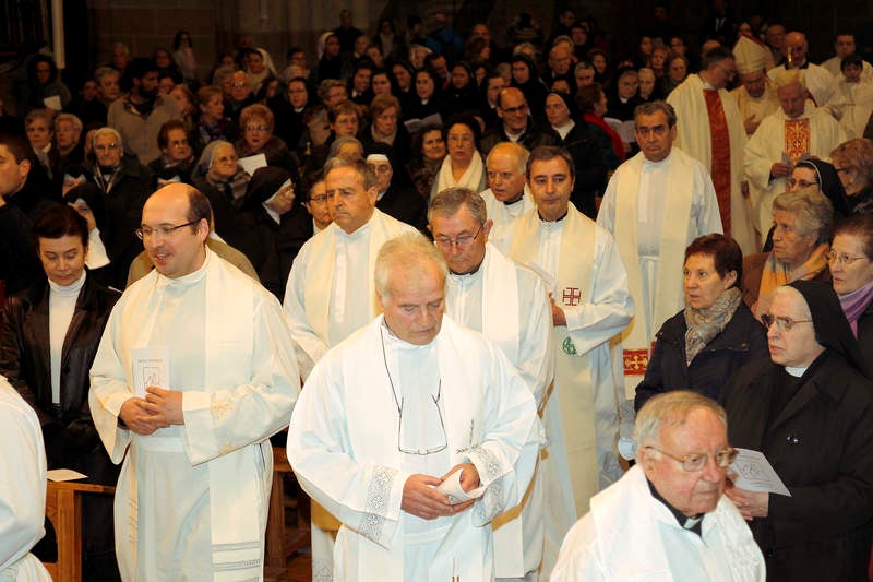 Misa Crismal en la catedral de Palencia