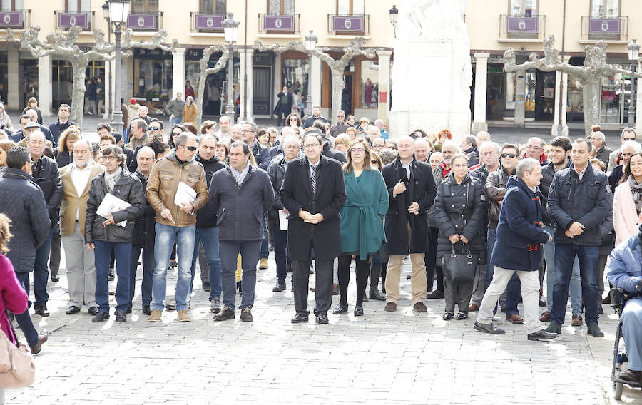 Minuto de silencio en Palencia por los atentados de Bruselas