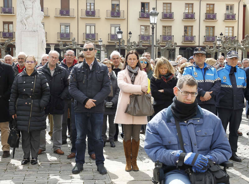 Minuto de silencio en Palencia por los atentados de Bruselas