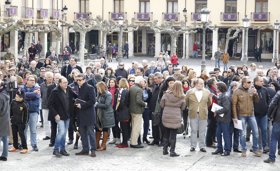 Minuto de silencio en Palencia por los atentados de Bruselas