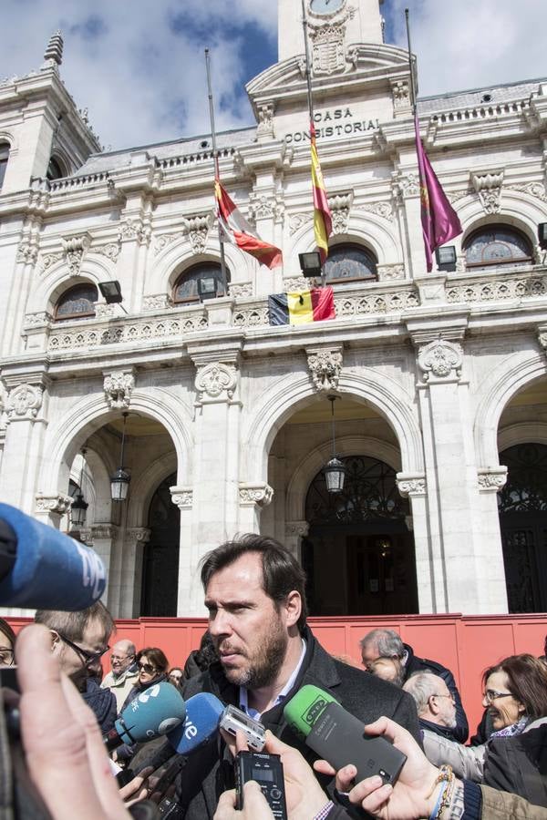 Minuto de silencio en Valladolid y provincia por los atentados de Bruselas